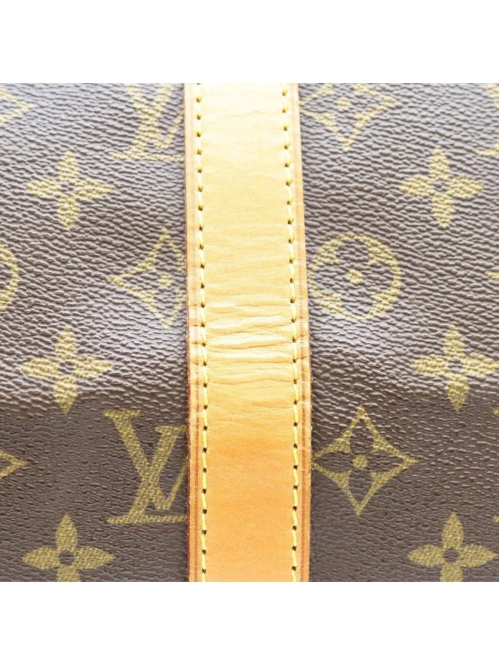 Louis Vuitton Brown Monogram Keepall 45 Boston Bag